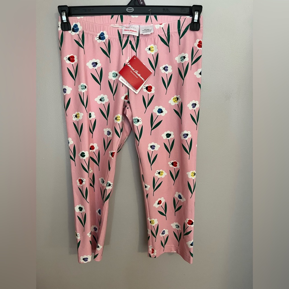 Hanna Andersson Pink Floral‎ Leggings